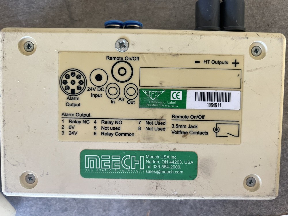 Meech 233v3 Static Control Pulsed DC Controller With 271 Ion Nozzle NO RESERVE