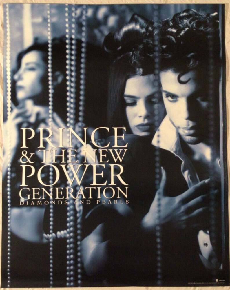 Prince 1991 Promo Poster Diamonds And Pearls New Power Generation
