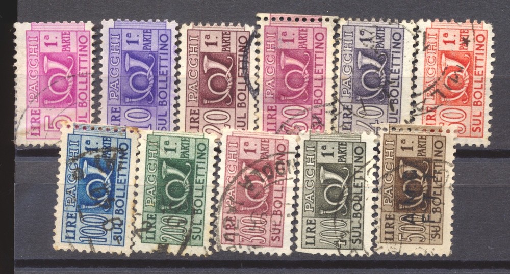 Italy 1946 Parcel Post stamp part one set
