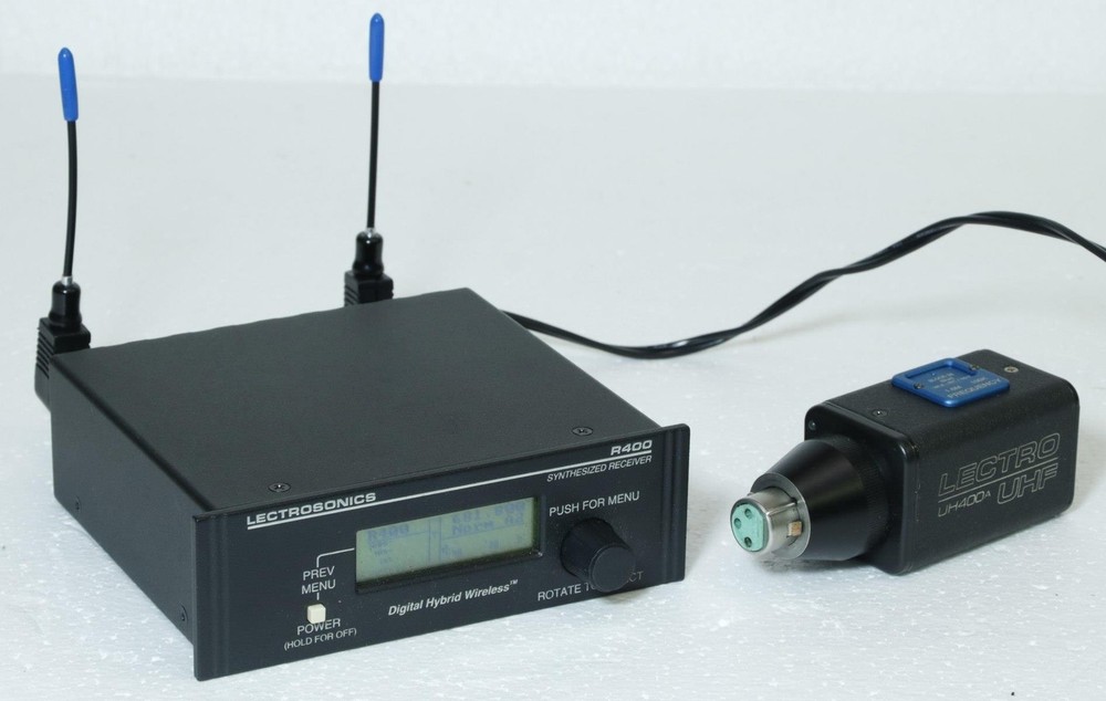 Lectrosonics R400 UHF Synthesized Receiver + Lectro UH400A Transmitter Wireless