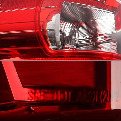 Right Tail light Assembly Compatible with Right (Passenger Side) Red Trim