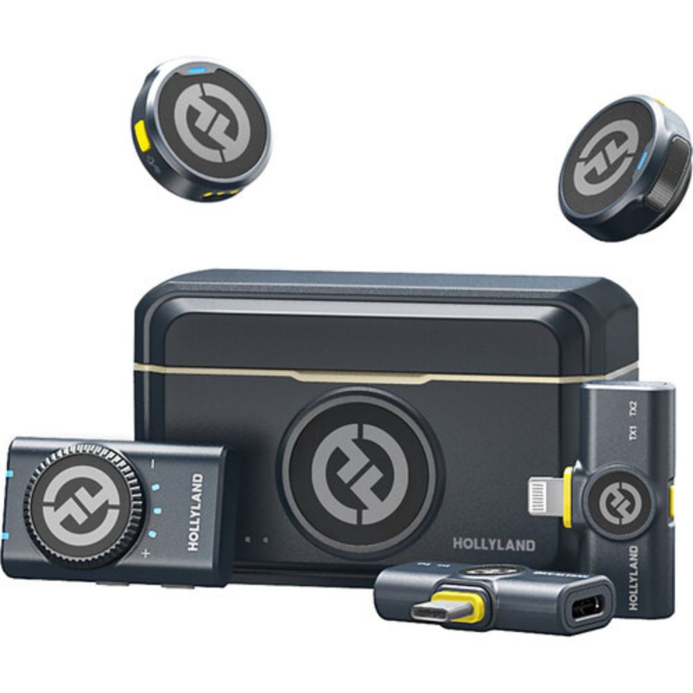 Hollyland Lark M2 Wireless Lavalier Microphone for iPhone/Android/Camera/PC/Lap