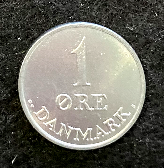 Denmark 1 Ore Ore 1971 UNC World Coins