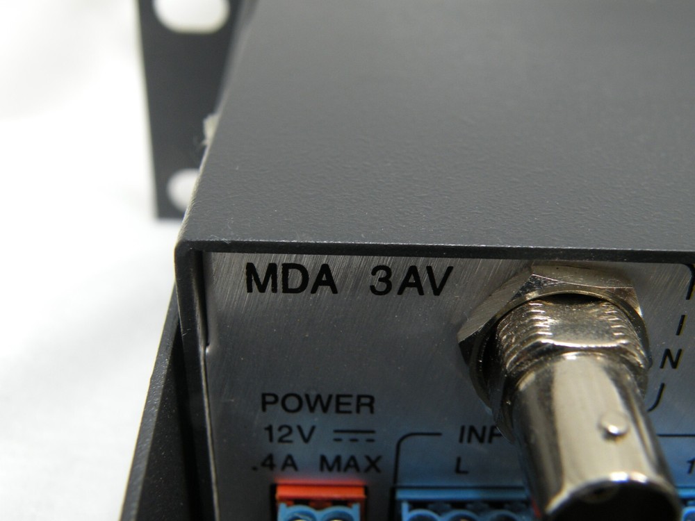 Extron MDA 3AV & DA 6AV EQ, Rackmount Video Stereo Audio Distribution Amplifiers