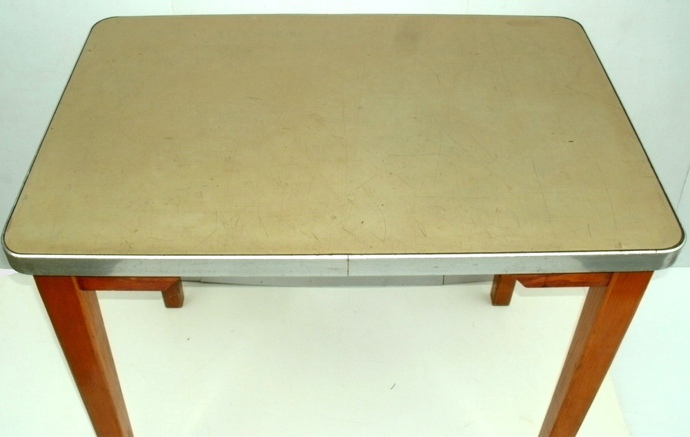 Vintage Industrial Oak Desk Table