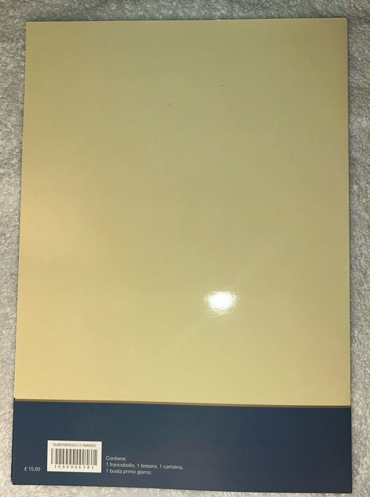 Italian Republic. Pope Francis 2013. Folder.