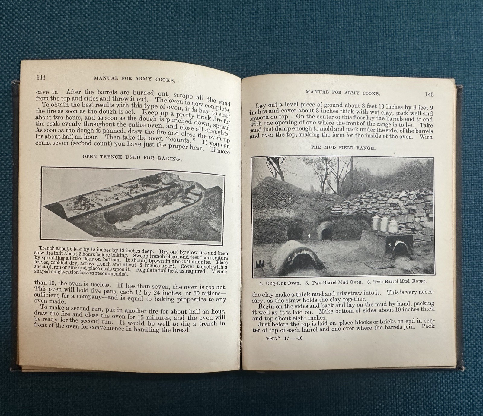 1916 Manual For Army Cooks, War Department, Doc. No: 564, Quartermaster General