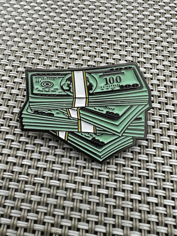 Money Stack Hat Pin and Accessory