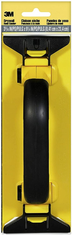 3M Drywall Hand Sander, 3 5/16" x 9 1/4", Quick Clip Attach/Release #DRHS