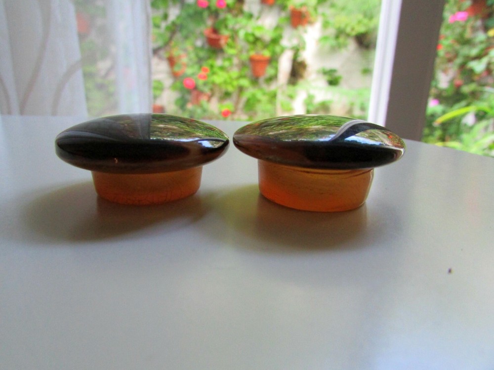 ANTIQUE FAUX TORTOISE SHELL SNUFF PILL BOX SET