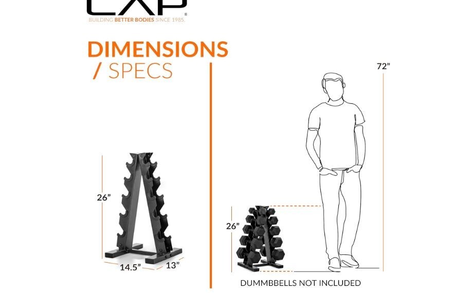 A-Frame Dumbbell Weight Rack | Color Series