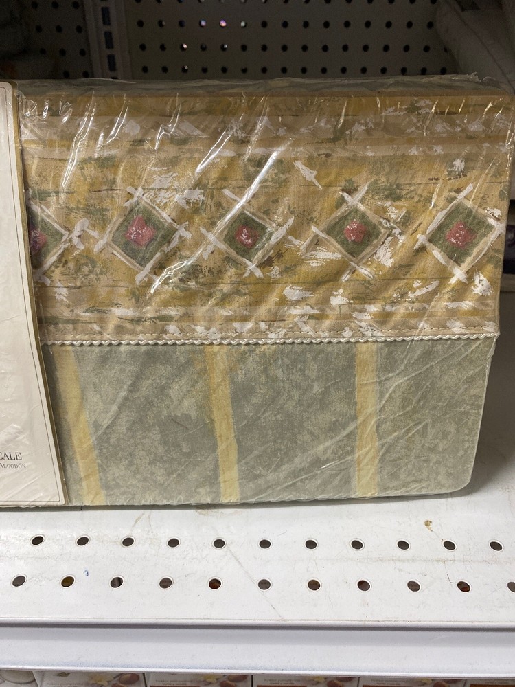 Croscill Terranova 100% Combed Cotton Full Sheet Set SEF 3648 Multi