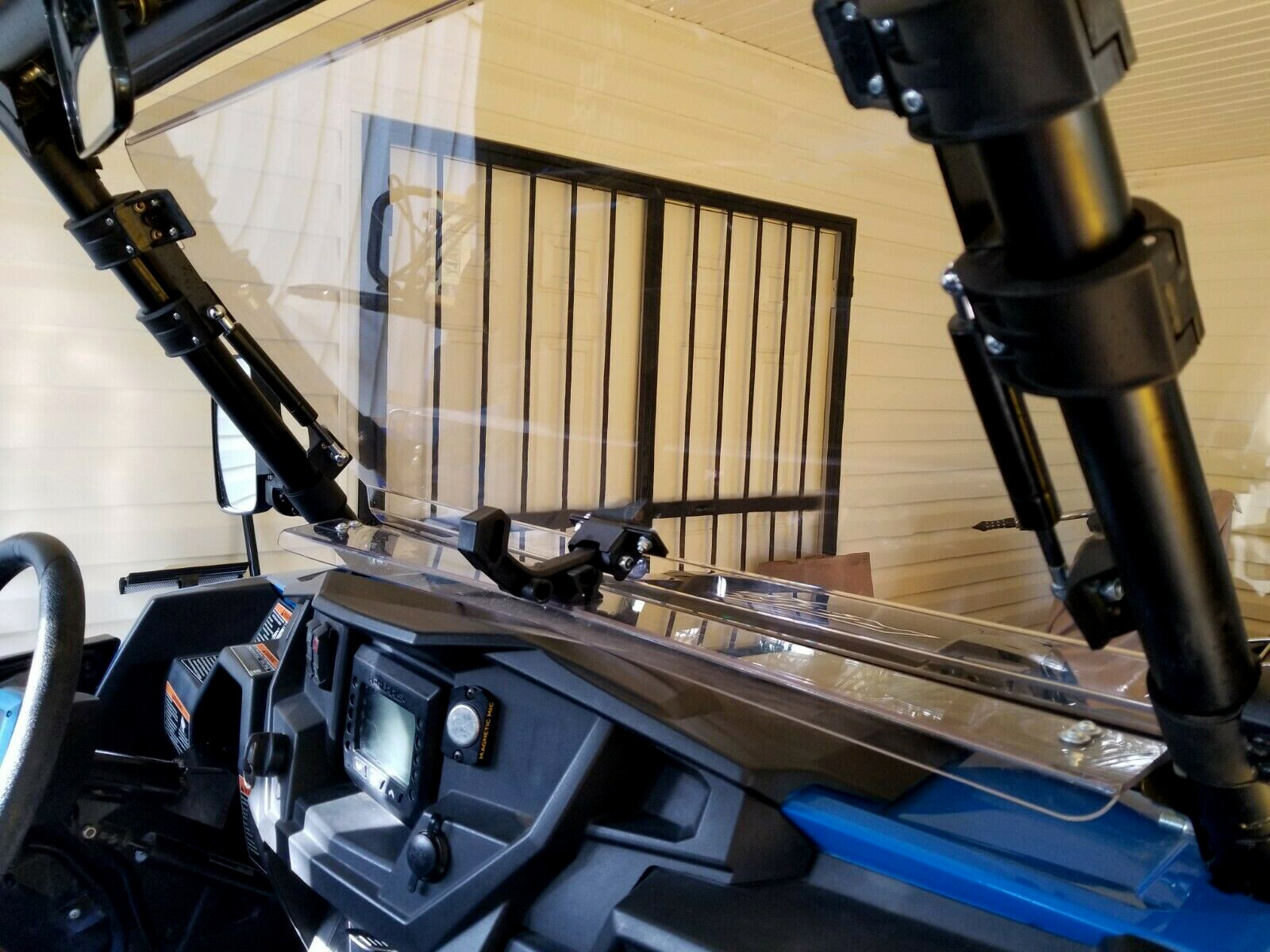 3-IN-1 Full Flip Up Split Windshield For 2014-18 Polaris RZR XP 1000 /S4 RZR 900