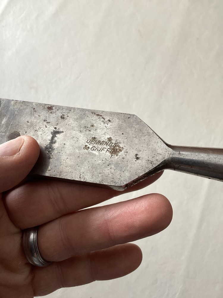 Vintage Jennings And Griffin 1 1/2” Chisel