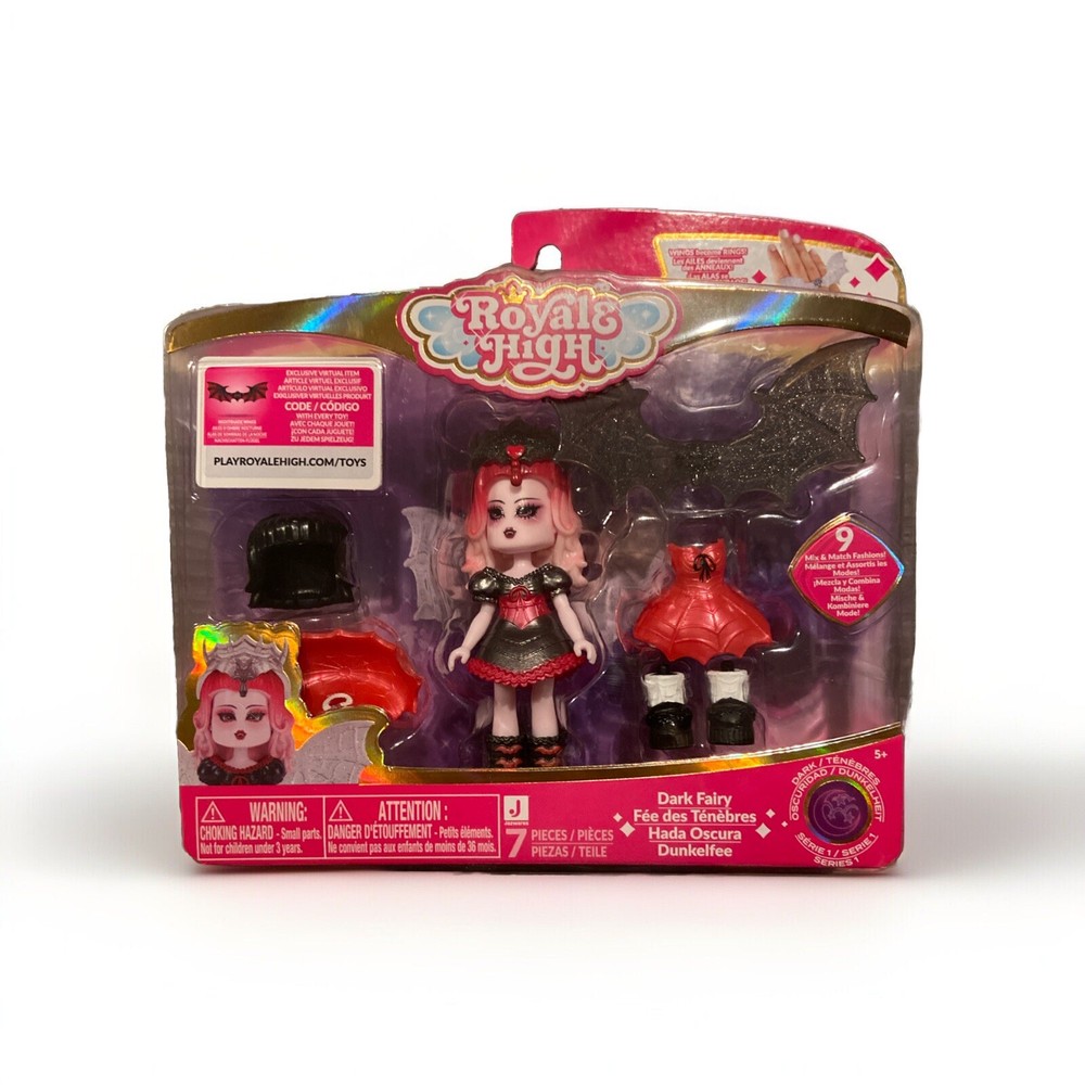 Brand New Royale High Dark Fairy Fashion Doll Code In Message