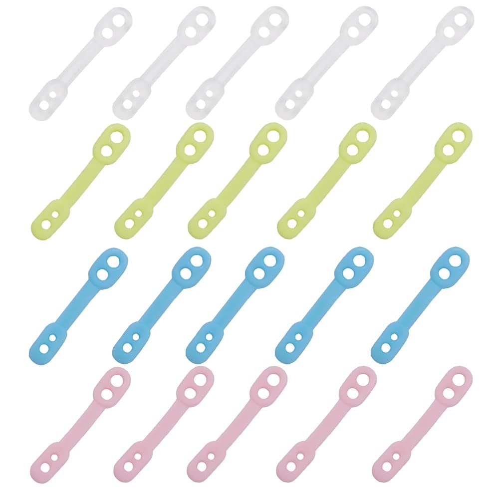 20 Pack Clothes Hangers Windproof Lock Straps Buckle Shockproof Non Falling S...