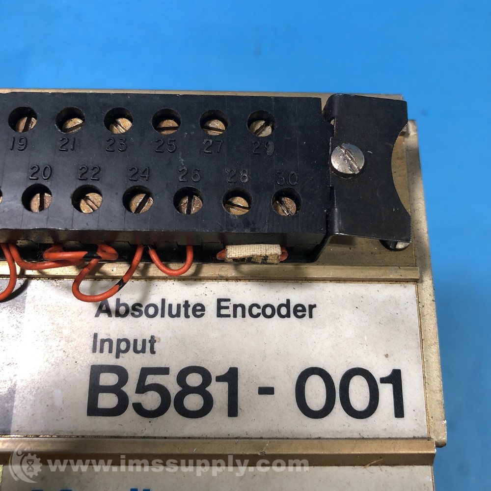 Modicon B581-001 Revision A1 Absolute Encoder Input USIP