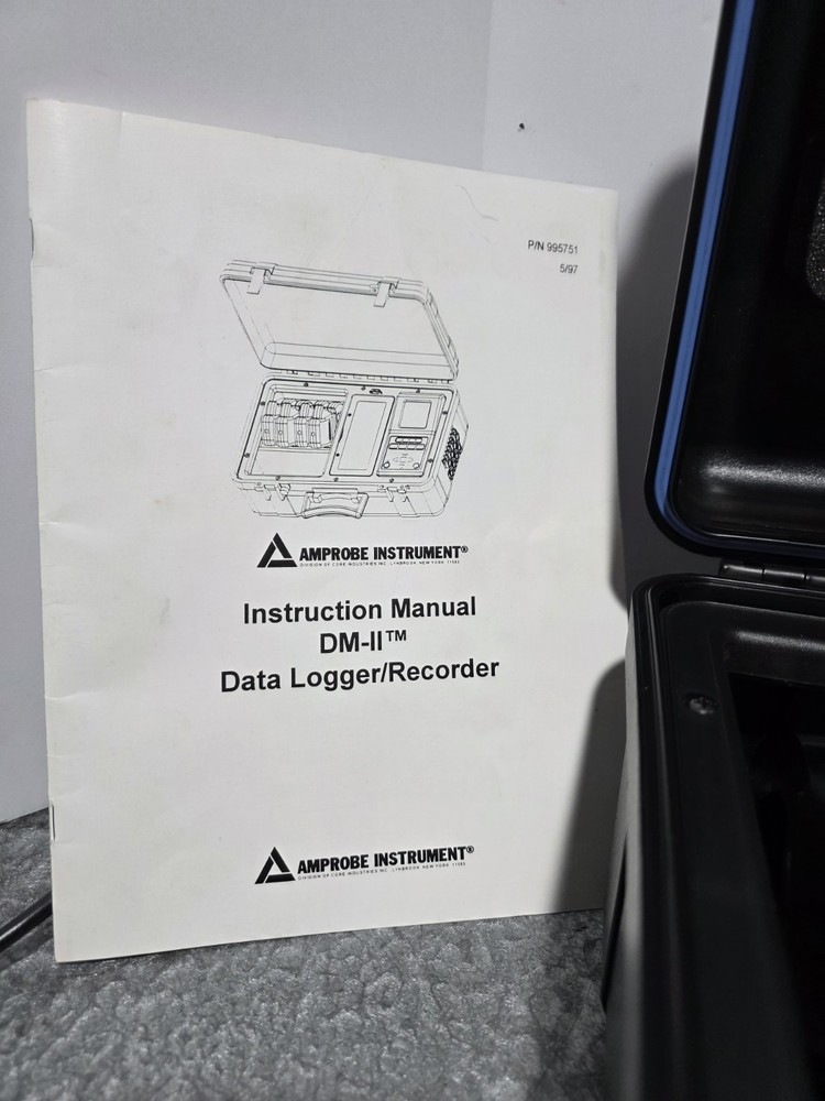 AMPROBE DM-II DATA LOGGER RECORDER Tested ,Working