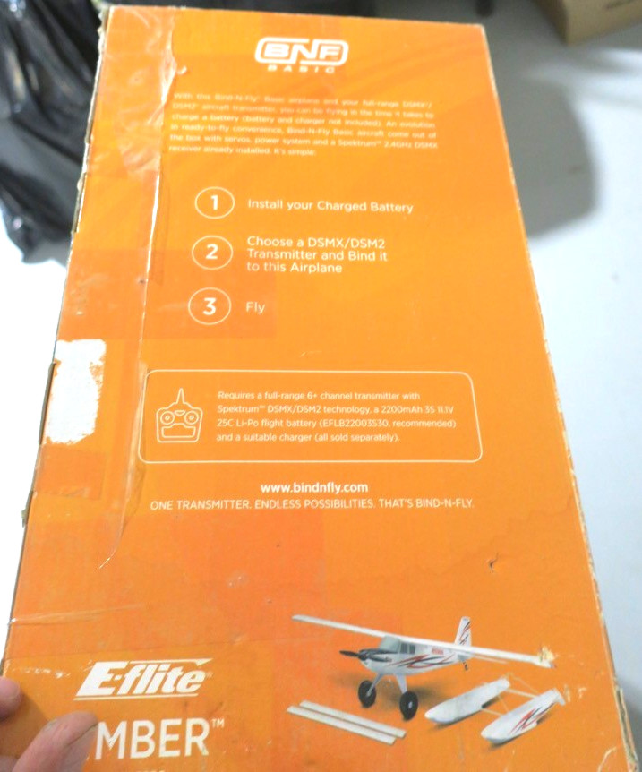 Eflite Timber 1.2M RC Plane Bind and Fly Basic
