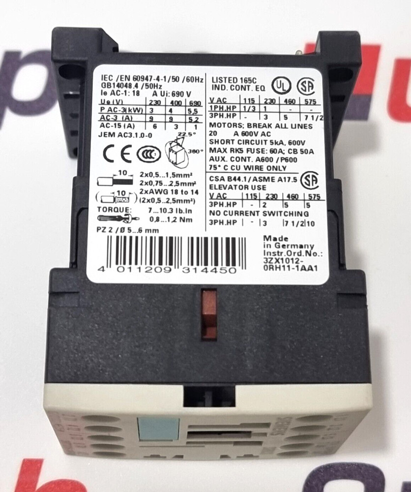 SIEMENS 3RT1316-1AF00 Contactor