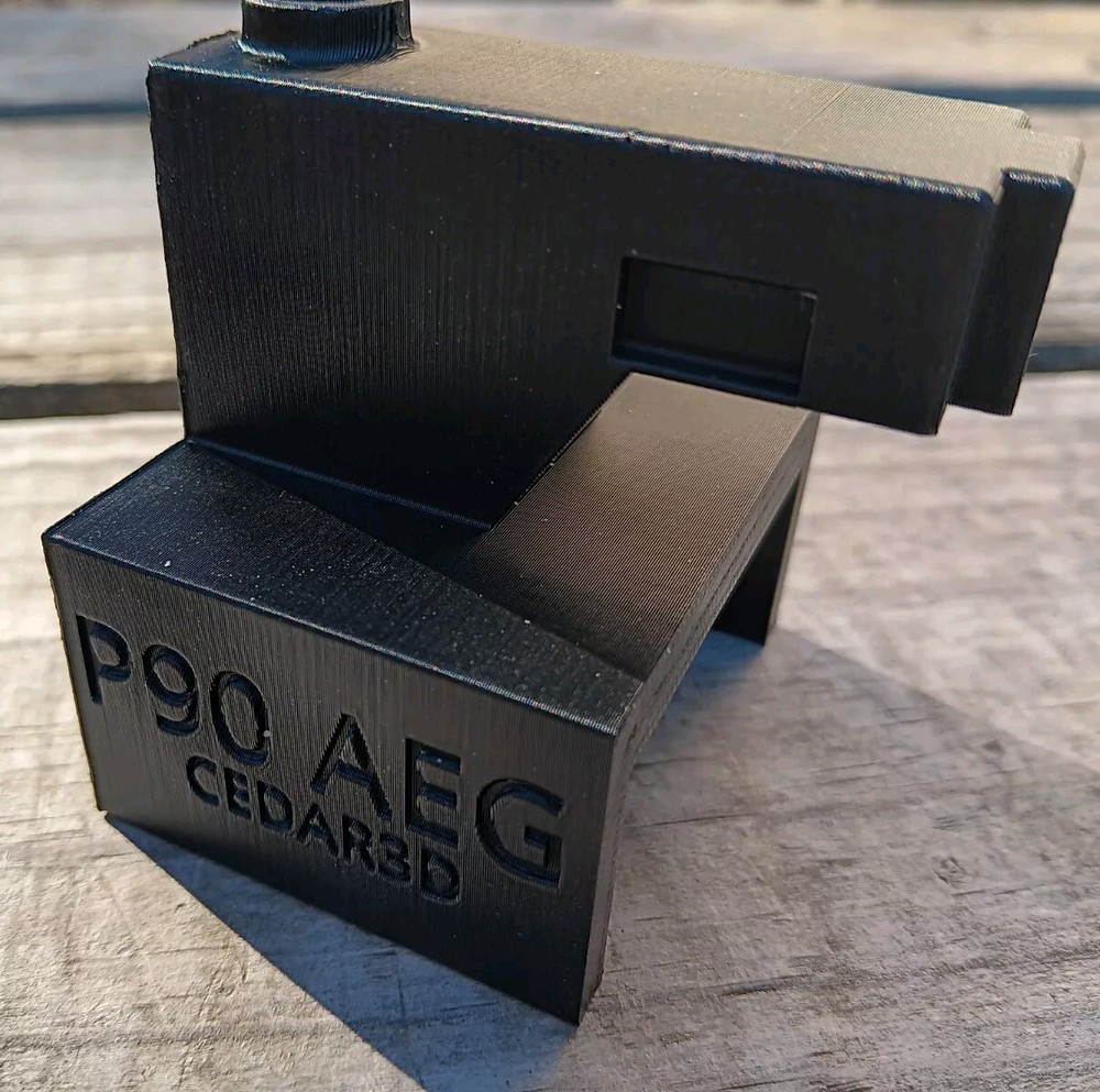 Airsoft P90 AEG Odin Speedloader Adapter (Black)