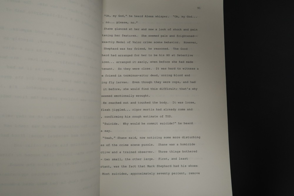 Original Book Script The Viking Funeral Stephen Cannell Studios Collection 2000