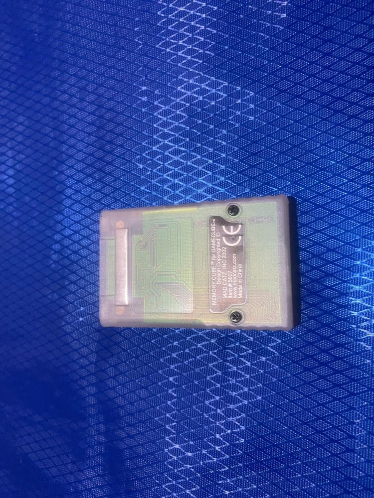 Madcatz Memory Card 1X Nintendo GameCube OEM tested