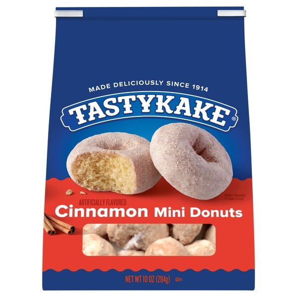 NIB Tastykake Cinnamon Mini Donuts Bag - Quick Same Day Ship!
