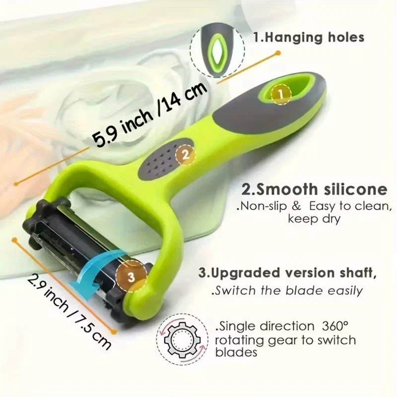 Herb Scissors Set with 5 Blades and Cover - Multipurpose Kitchen Chopping Shear