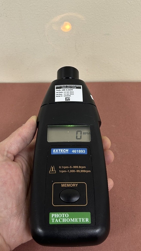 EXTECH Instruments 461893 Digital Photo Tachometer with Case