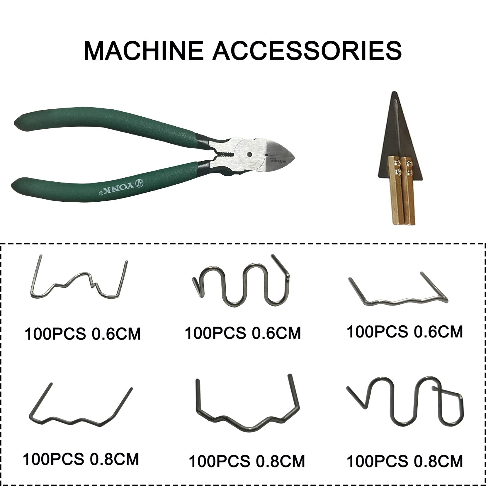 60W Hot Stapler Plastic Welder Welding Repair Kit Gun Car Bumper Tool 600Staples