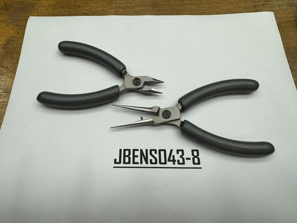Snap-on Tools DARK TITANIUM 2pc Soft Needle & Snipe Nose Precision Pliers Set