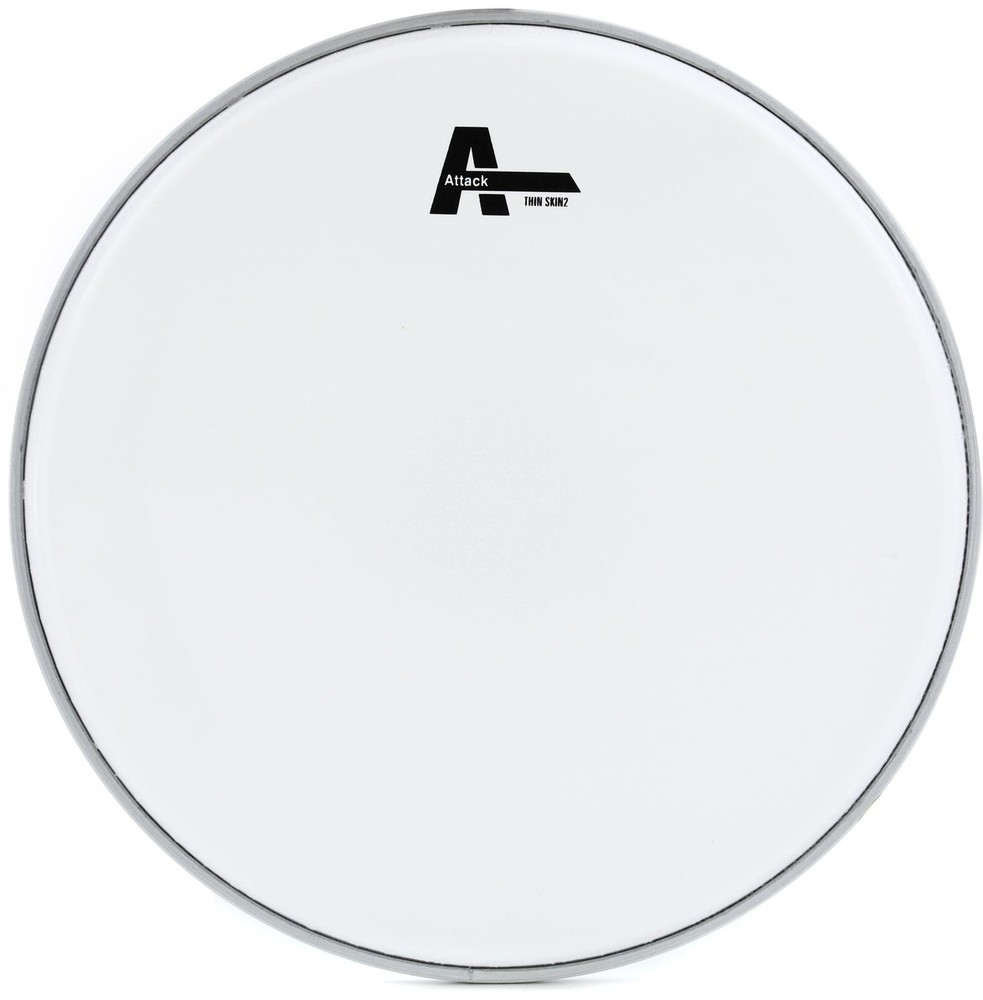 Attack Thin Skin 2 Coated Drumhead - 12 inch (2-pack) Bundle
