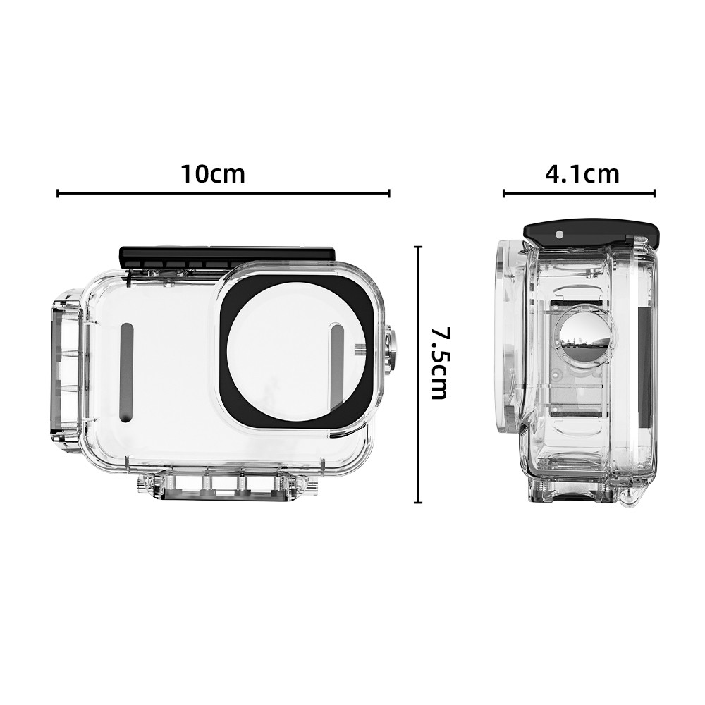 For DJI OSMO Action 6 Magnetic Quick Release 60M Waterproof Diving Case ACUS