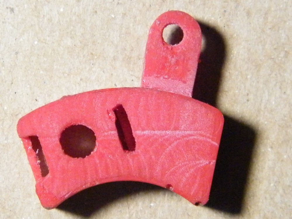 Yamaha Chappy headlight beam switch contact shuttle.