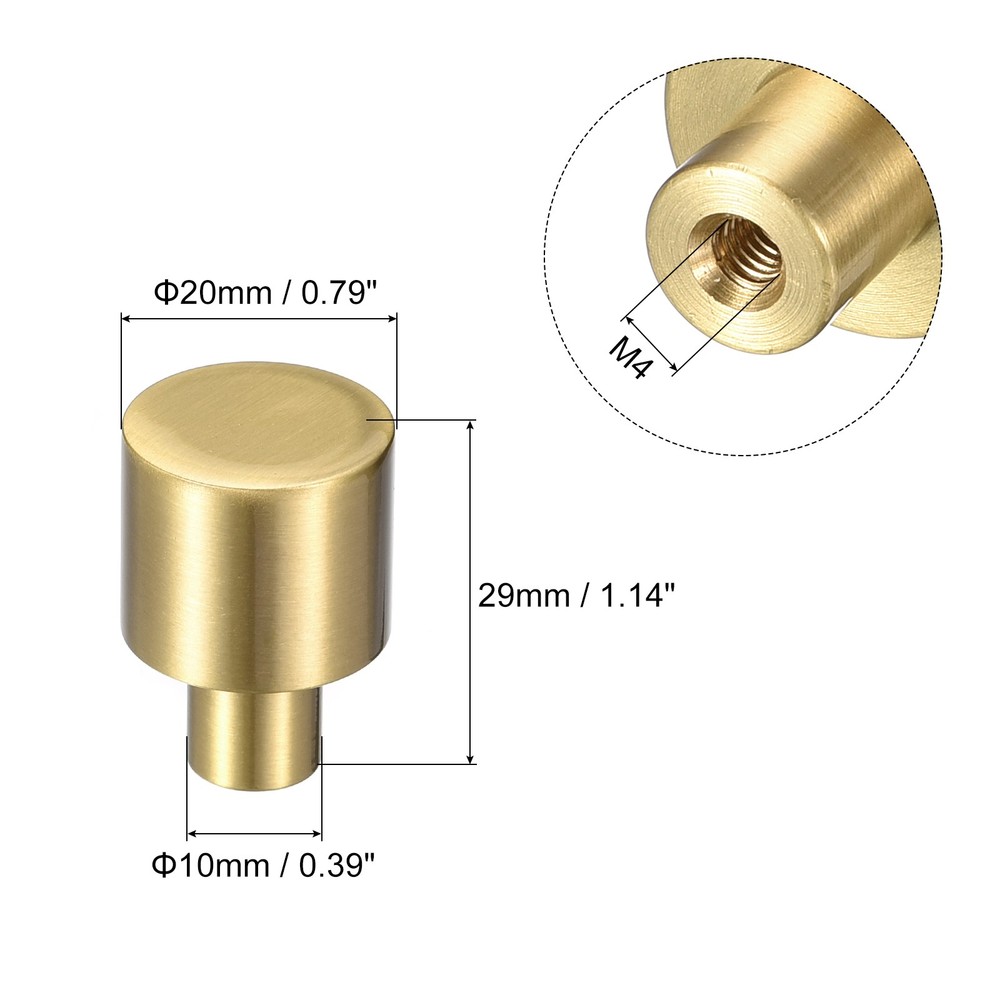 Decorative Wall Hooks, 2Pcs - Solid Brass Entryway Coat Hooks (20mm x 29mm)