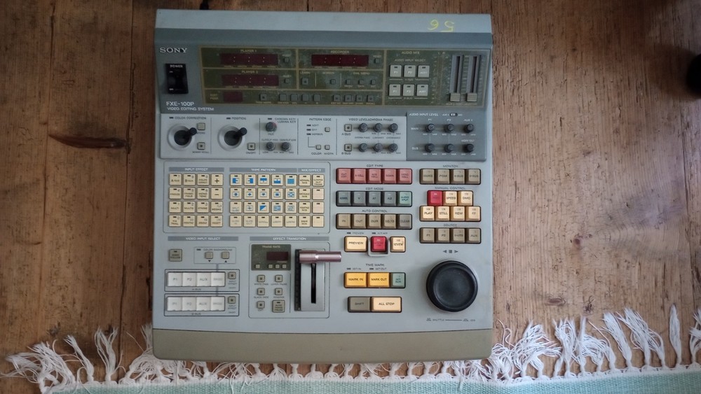 sony fxe-100 video editing system