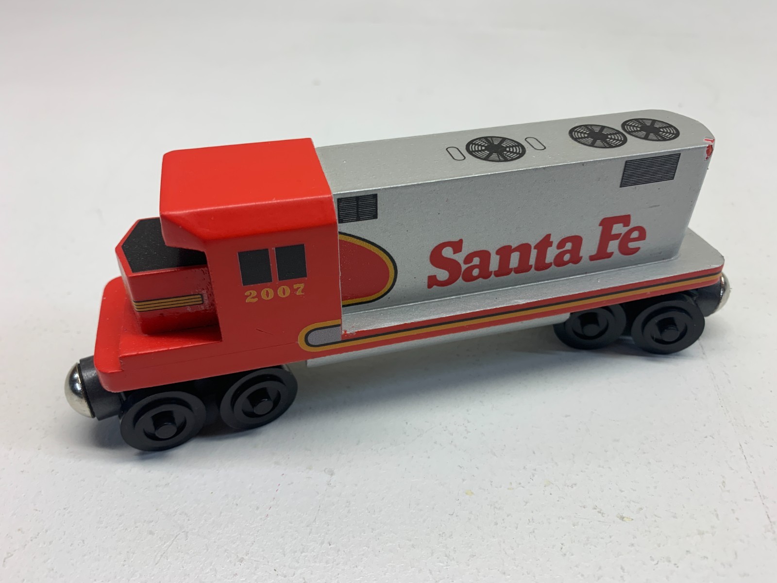Whittle Shortline Railroad Santa Fe Locomotive 2007 3 piece set - Excellent!