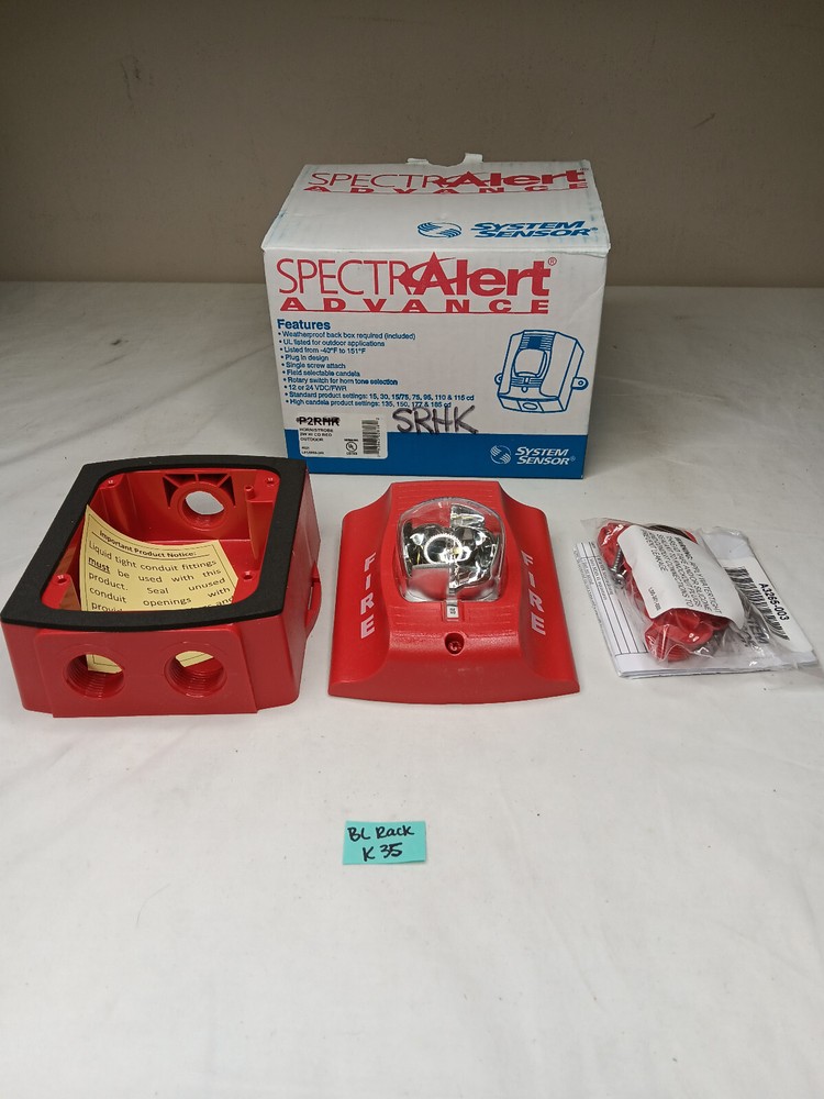 System Sensor SRHK Strobe, High-candela, Outdoor *Wrong Box*