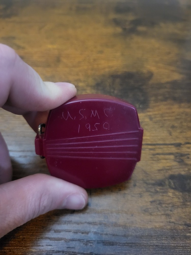 Vintage Taylor Instruments Gydeway Compass Marked USMC Marines & Named