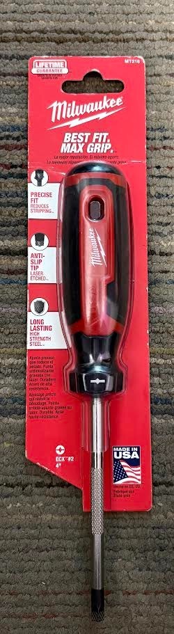 Milwaukee #2 ECX MT216 Screwdriver