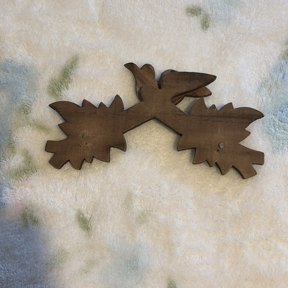 Black Forest Germany Authentic Cuckoo Clock Working - New Hands Installed