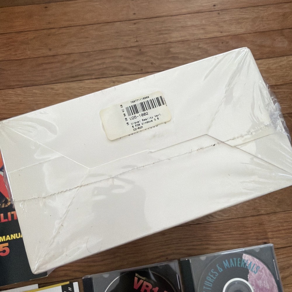 VR Visual Reality by Visual Software Inc Big Box PC / IBM Microsoft Windows CIB