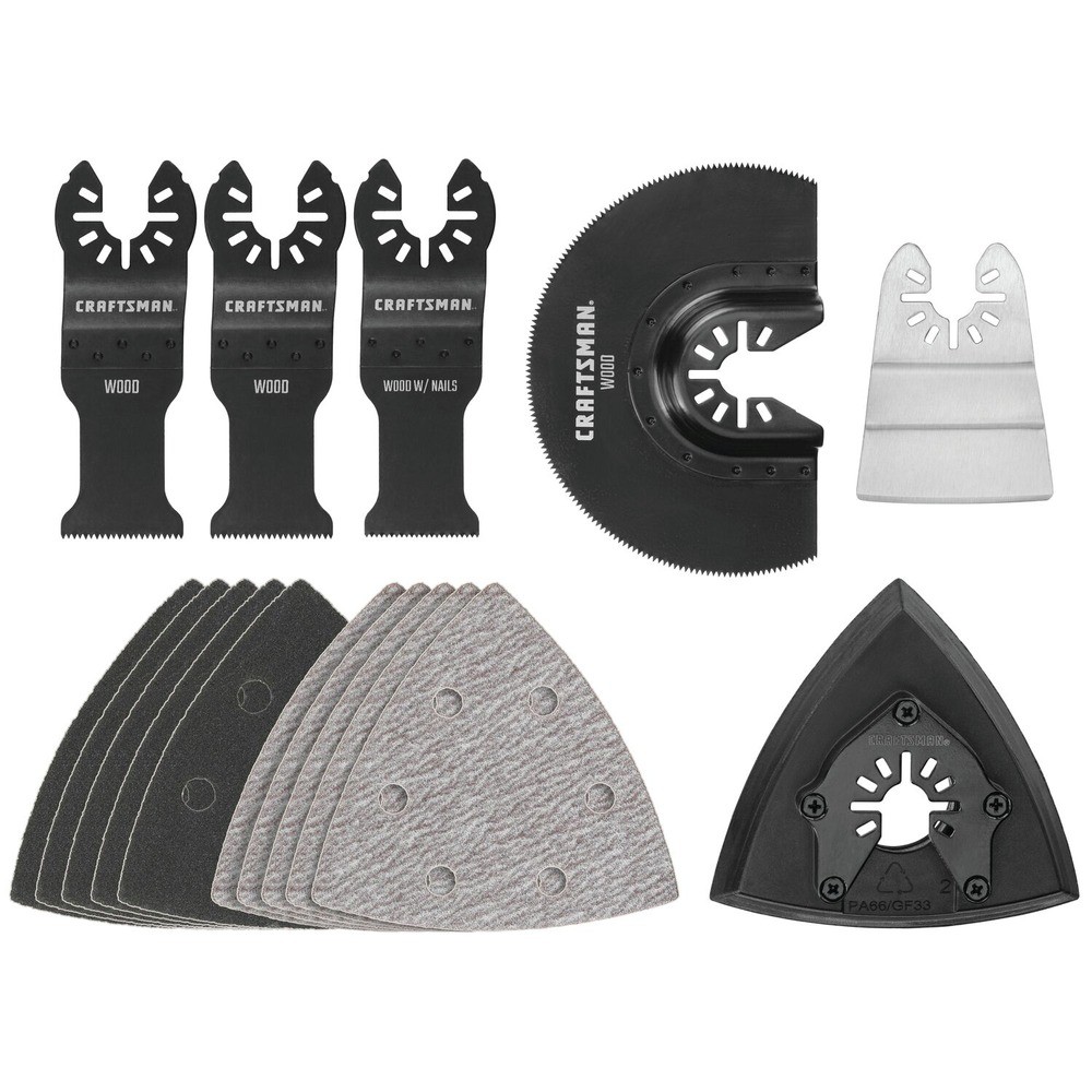 Craftsman CMAO516 (16-PC) General Purpose Oscillating Tool Accessory Set New