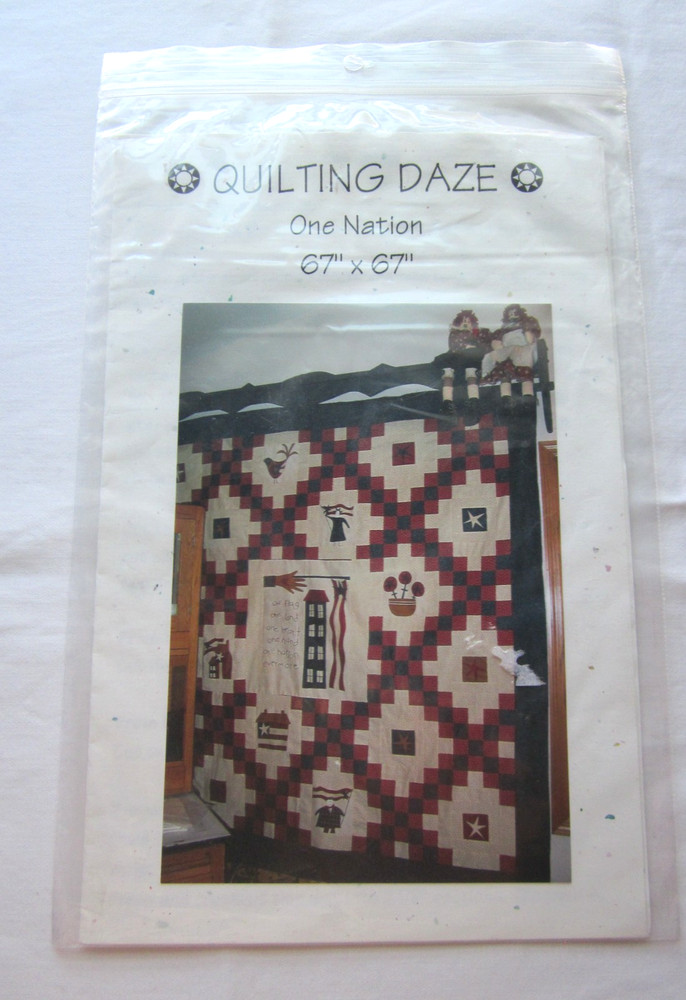 Quilting Daze Pattern - One Nation 67" x 67"
