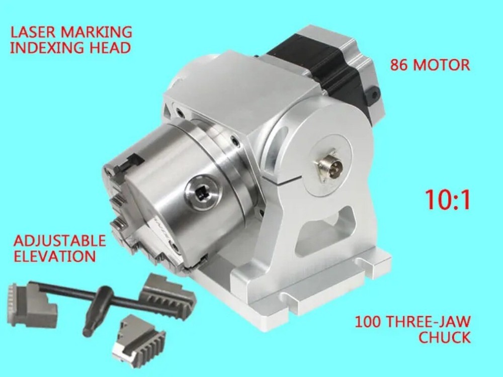 A Axis Fourth Axis Adjustable Angle of Elevation Planetary Deceleration 10:1 CNC