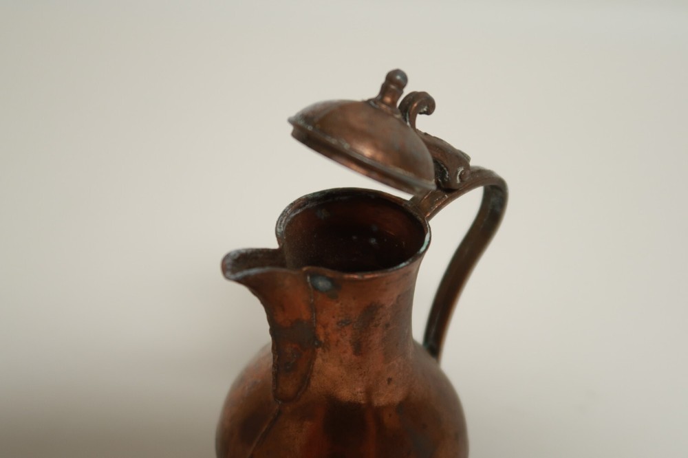 Small Pitcher 4.5" Tall Artistic Bronze Colored Decorative