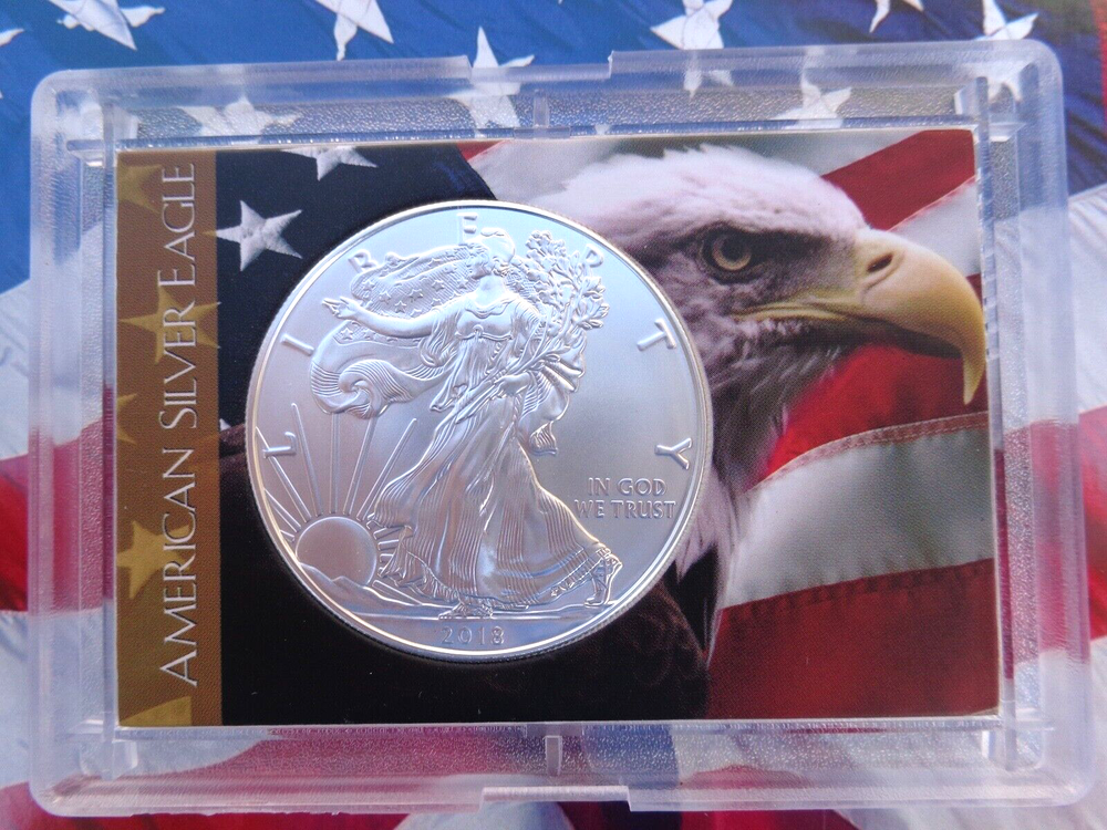 ONE - American Silver Eagle Harris holder - sealed protector