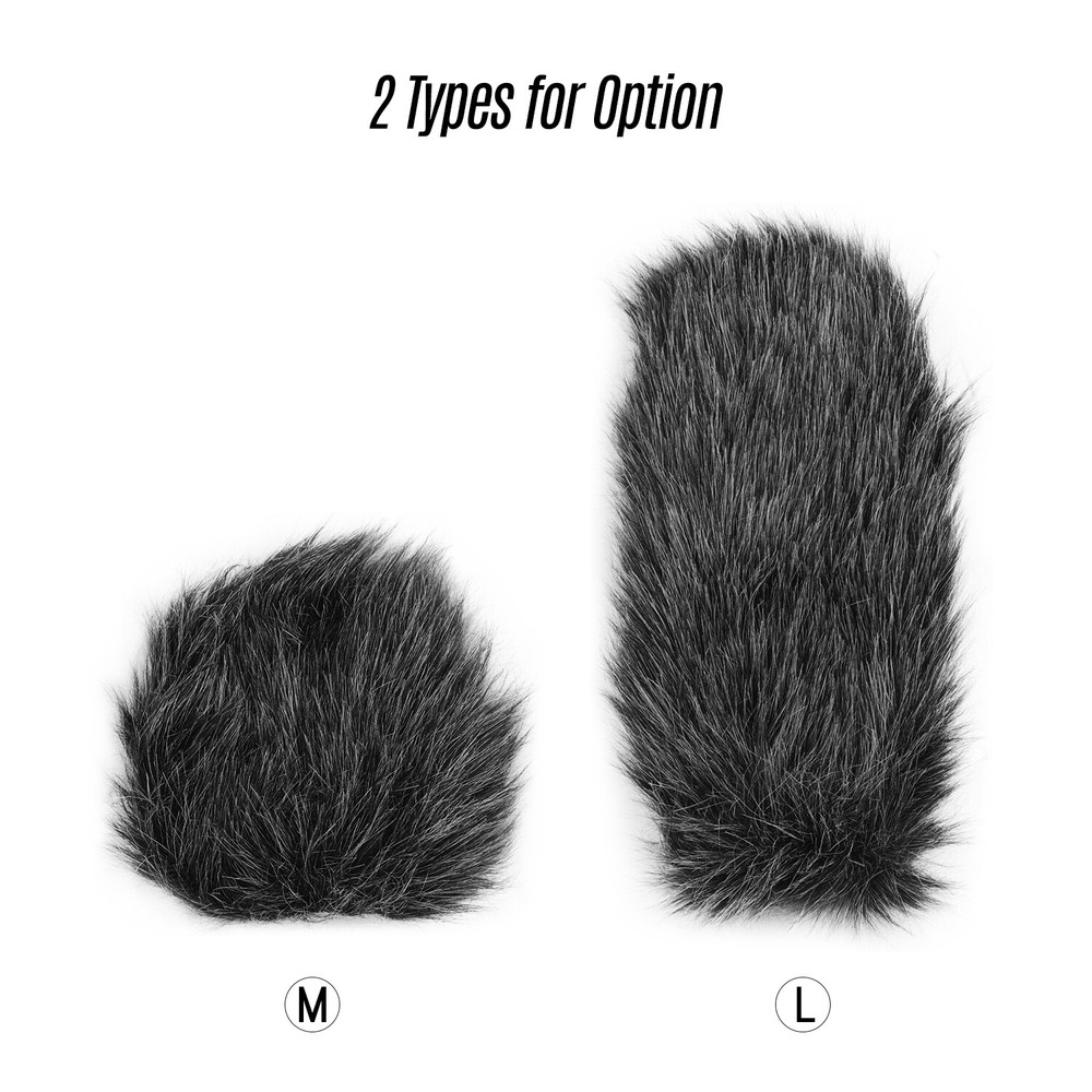 On-camera Microphone Furry Windscreen Mic Windshield Cover Muff Compatible J3M3
