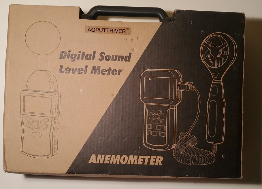 AOPUTTRIVER Anemometer AP-846A Sound Level Meter